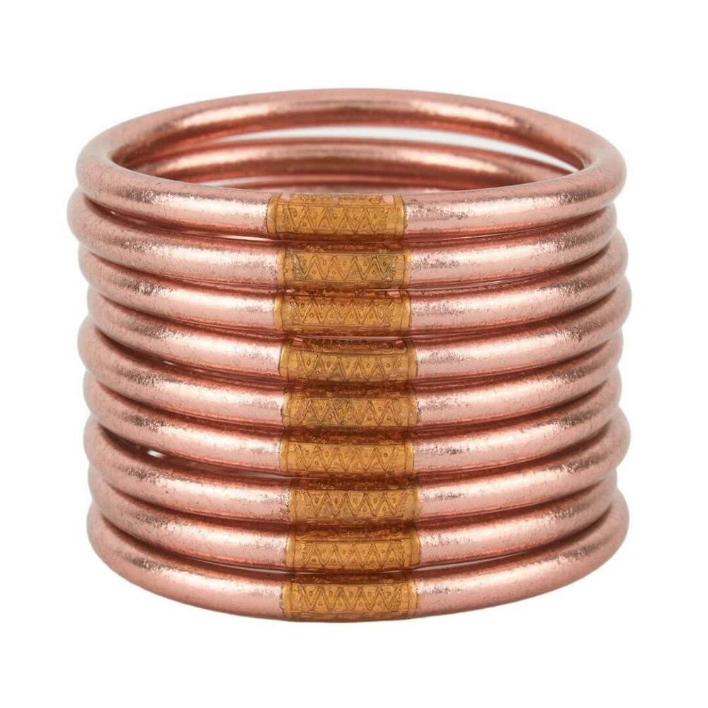 ROSE GOLD ALL WEATHER BANGLES® (AWB®) - SERENITY PRAYER -